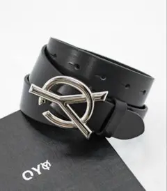 【美品】『OY/オーワイ』LOGO LEATHER BELT2/レザー ベルト