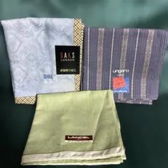 DAKS,ungaro,LANCEL ハンカチセット