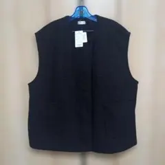 新品ONEEARTH 黒 3Lベスト【只今3000円→2000円までお値下げ中】