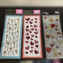 グリッターシール　3枚セット