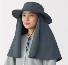 無印良品 ＵＶカット 日陰を持ち歩くサファリハット