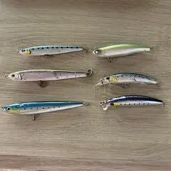 ミノー6個セットのサムネイル