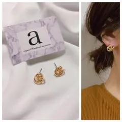 2109☺︎ゴールド3連フープのチタンピアス☺︎のサムネイル
