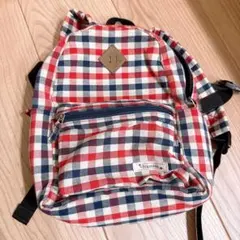 Branshes ブランシェス　チェック柄リュック