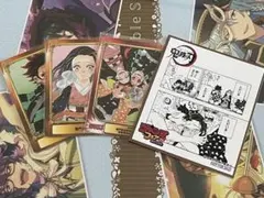 鬼滅の刃 特典カード、色紙セット