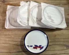 香蘭社 山茶花(さざんか)小皿 5枚セットのサムネイル