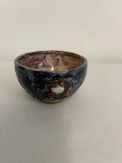 出口王仁三郎　黒一色　茶碗　耀盌 口径10cm 高さ8.8cm 出口王仁三郎 茶碗 耀盌 ようわん 口径11cm 高さ8cm 【公式通販】