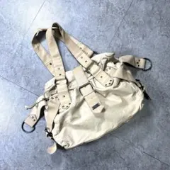 00s【archive】leather gimmick bag/Y2K/ギャル◎