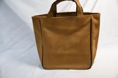 ブラウン スエード風 トートバッグ