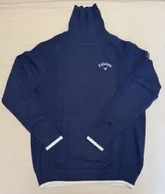 Callaway ネイビー タートルネック セーター