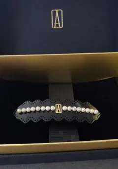 アレクサンドルドゥパリ☆レースパール☆バレッタ0