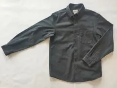 .L.Beanボタンダウンシャツ メンズS 長袖 コットン ダークグレイ