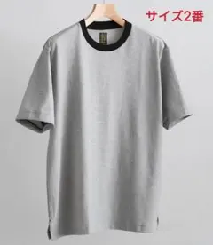 HIGH TWIST COTTON BORDER T-SHIRTのサムネイル