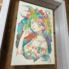 絵師100人展 ふーみ 複製原画 - メルカリ