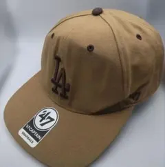 ◆47Brand ロサンゼルスドジャース　ブラウン　キャップ