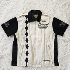 【XXLサイズ 美品】ベイツ 半袖レーシングジャケット バイカー ワークシャツのサムネイル