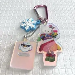 USJXmasサンリオ ハローキティ アクリルキーホルダー チャームのサムネイル