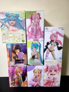 【送料込】美少女フィギュアとぬーすと8体セット