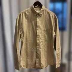H&M リラックスフィット ベージュシャツ M