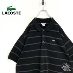 超人気❗️ラコステ　ワンポイントロゴポロシャツ　3XL 90s刺繍古着希少レア半袖