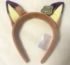 【上海ディズニー限定】ズートピア　ニック　カチューシャ【即日発送可能】