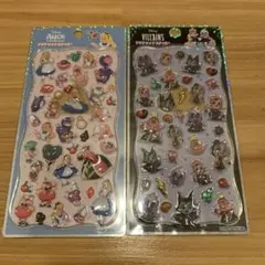 プチドロップステッカーアリス ヴィランズ 2点セット
