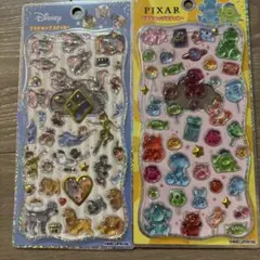 プチドロップステッカー　クラッシック　ダンボ　ピーターパン　モンスターズインク