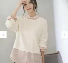 大幅値下げ！anysis シャツ　ニット　新品未使用　タグ付き