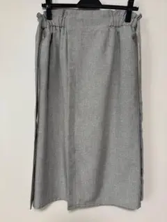 ロペピクニック 麻調アイラインスカート（グレー/38）