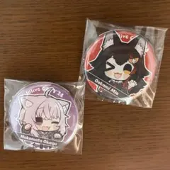 ホロライブ 猫又おかゆ 大神ミオ 缶バッジ
