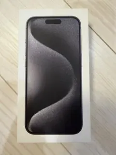 【美品】iPhone15pro ブラックチタニウム 256GB ケース付き