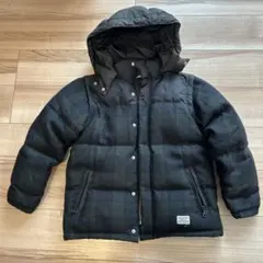 ARCH&LINE japan製　子ども用ダウコート　厚手　ブラック系