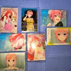 五等分の花嫁カード ブロマイド7枚セット