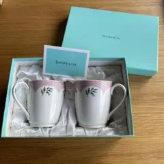 Tiffany & Co. マグカップ 2個セット　フラワー　花柄