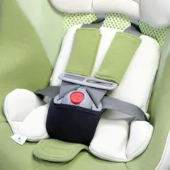 チャイルドシート 股ベルトカバー ブラック