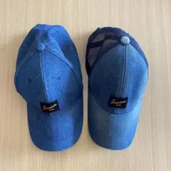 Jeanism EDWIN デニムキャップ 2個セット　夏、冬　帽子　野球帽