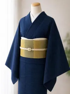 ゆめsaku 美品 夏着物 正絹 絽“涼風を呼ぶ、墨流し”小紋 P-265 ゆめsaku 美品 夏着物 正絹 絽“涼風を呼ぶ、墨流し”小紋 P-265