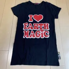 EARTH MAGIC ブラック Tシャツ 140〜160㎝　キッズ