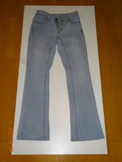 【ウエスト５６、送料込】ブーツカットデニム（ライトブルー）／ ブラッパーズ