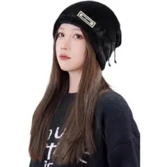 ネックウォーマー　フードウォーマー　黒　ブラック　防寒　防風　ふわふわ