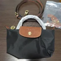 ロンシャン　トート　ショルダーバッグ プリアージュ　XS 　ブラック　お値下げ