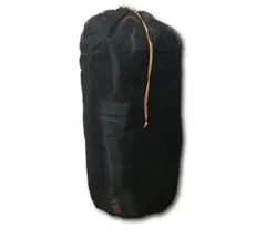 寝袋保管用バック 146-BIGサイズ 83×34 ブラック 収納袋 メッシュのサムネイル