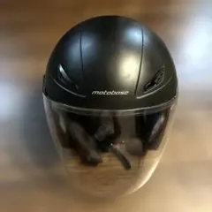 モトベース　バイクヘルメットSG・PSC規格　マットブラック　XLのサムネイル
