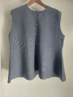 パール付きベスト　ジレ