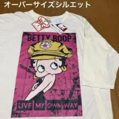 新品⭐︎ ベティちゃん　オーバーサイズシルエット　七分袖　Tシャツ　ゆったりのサムネイル