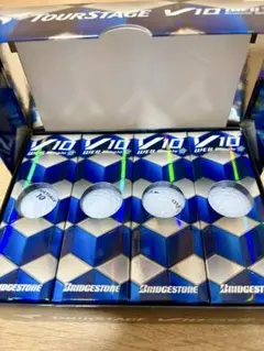ブリヂストン•ツアーステージ V10 / 12個入り ゴルフボールセットのサムネイル