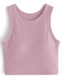 ピンク タンクトップ