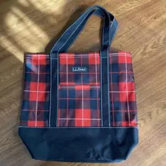 LLBean トートバッグ チェック柄