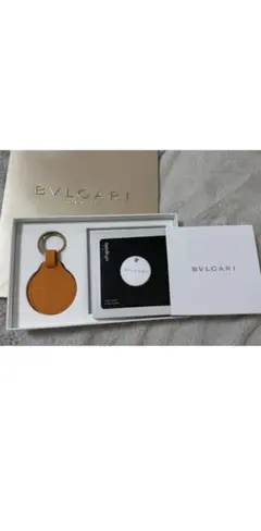 BVLGARI Chipolo ONE オレンジレザーキーホルダー BVLGARI Chipolo ONE オレンジレザーキーホルダー - メルカリ