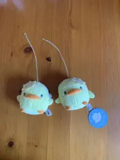 マザーグースの森 ぴよちゃん ぬいぐるみ マスコット2点セット 平成レトロ